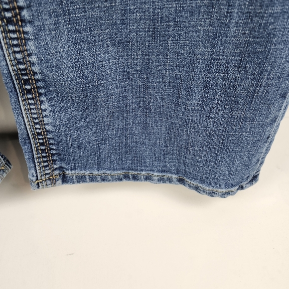 Seven7 Melissa McCarthy Jeans Women 16 Boot Cut Distressed Blue Denim (36x30) - Picture 9 of 12